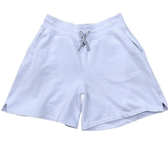 lululemon athletica Pants - Lululemon All Yours High Rise Short 7” Cotton Terry Lavender Dew Size 10 NEW